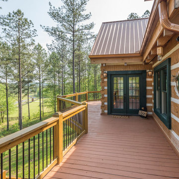 Custom Traditional Log System Home