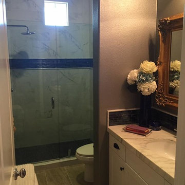 Traditional Entertainment Unit & Bathrooms