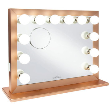 Starlight Plus Vanity Mirror, Gold, Non-Bluetooth
