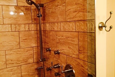 Tuscan bathroom photo in Toronto