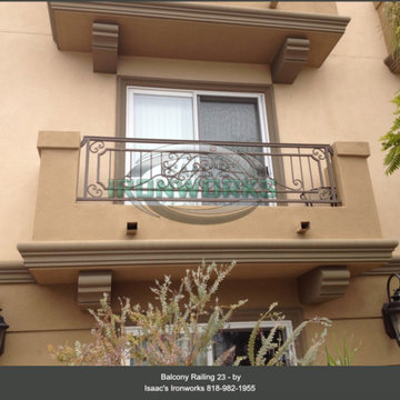 Balcony Railings (Juliet Balcony) Custom Made by Isaac's Ironworks