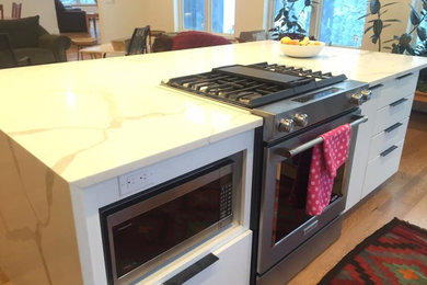 Inspiration for a contemporary kitchen remodel in Other