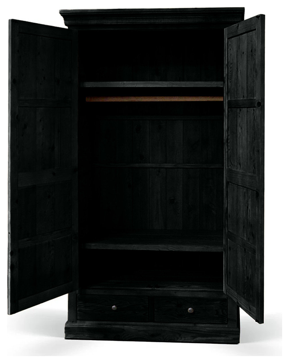 Rustic Solid Wood Wardrobe - Rustic - Armoires And Wardrobes - by Eagle ...