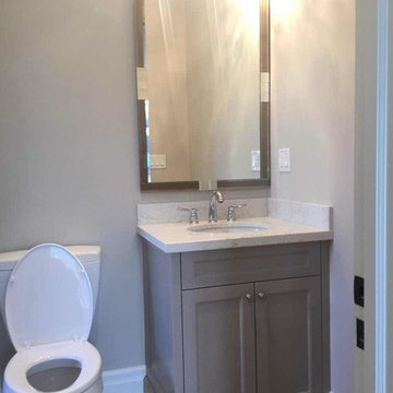 Vanity and laundry room