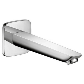 Hansgrohe 71410 Logis 7-5/8" Non-Diverter Wall Mounted Tub Spout - Chrome