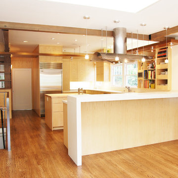 French Ash and Walnut kitchen