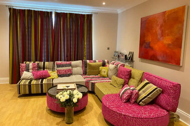 This is an example of a modern living room in London.