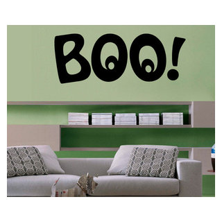 Boo Vinyl Wall Decal hd032, 18 in. - Contemporary - Wall Decals - by ...