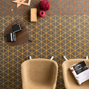 Apotema Area Rug - Sand + Light Blue Decorated Finish
