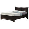 Traditional Cappuccino Panel Bed, Eastern King