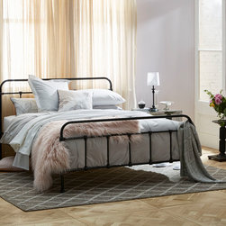 Vibe Queen Bed Frame (Black) - Bed Frames