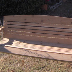 American Style Cedar Porch Swing - Porch Swings