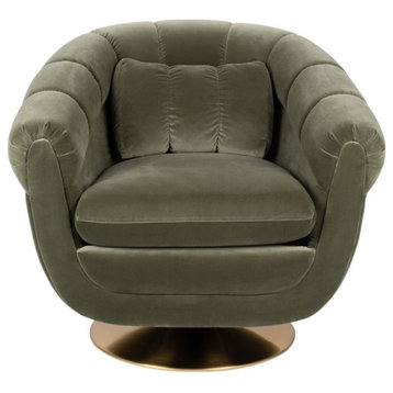 Green Swivel Lounge Chair | Dutchbone Member