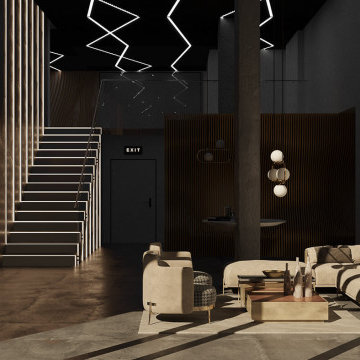 Manhattan, NY | A Building Lobby, Contemporary Minimalism