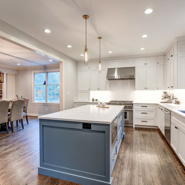 Contemporary Whole Home Renovation in Chevy Chase, MD.
