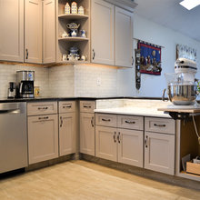 baking center in kitchen