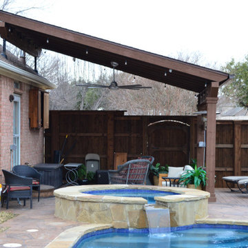 Irving, TX Poolside Patio and Pergola Addition