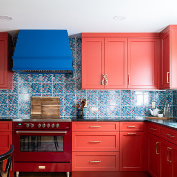 Turkish Tea Room Inspired Colorful Kitchen