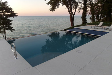 Beach style pool photo in Chicago