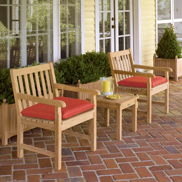 Classic Armchairs and End Table