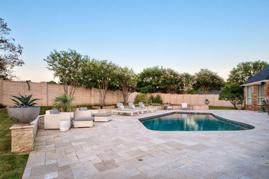 Backyard pool photo in Dallas