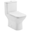 Carre 1-Piece Square Toilet Dual-Flush 1.1/1.6 gpf