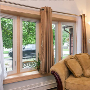 Lovely Family Room with New Bow Window - Renewal by Andersen New Jersey / NYC