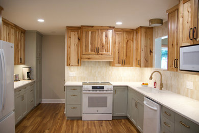 Transitional kitchen photo in Minneapolis