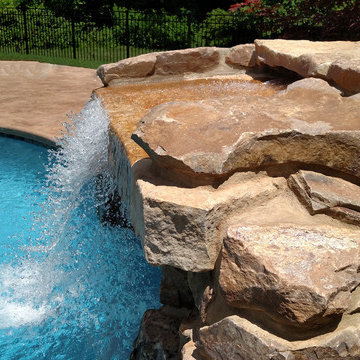 Custom Grotto Waterfall Pool