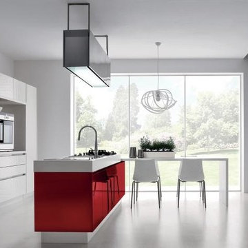 Modern Italian Custom Made Kitchens by LUBE