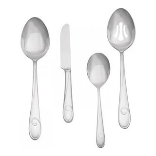 Waterford Ballet Ribbon SS 4-Piece Flatware Hostess Set - Contemporary ...