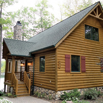 Half log siding