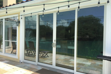 Example of a southwest exterior home design in San Diego