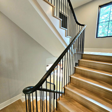 Project #115 | Staircase with Continuous Rail System Without Newels