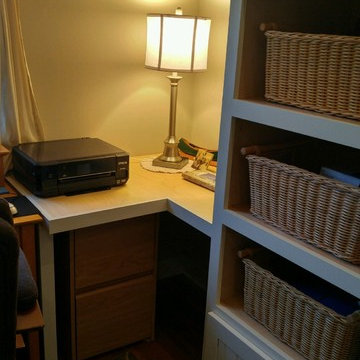 Beadboard cabinets