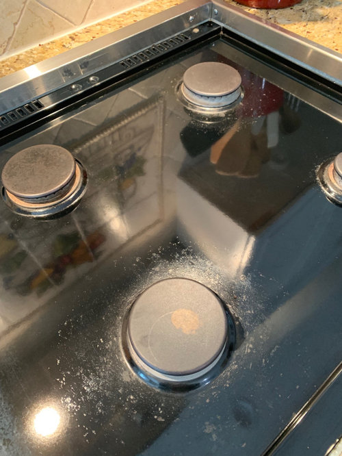 for refinishing a cooktop