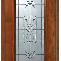 Prehung Exterior Single Door 80 Alder Kensington Full Lite Glass - Front Doors