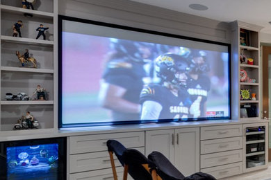 Inspiration for a home theater remodel in Tampa