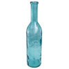 Modern Teal Recycled Glass Vase 563160