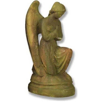 Angel St Anne Hands Cross 21 Garden Angel Statue