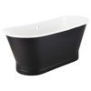 Signature Hardware 415243-67 Kateryn 67" Bateau Cast Iron Skirted Tub, Black