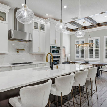 Sparkling White Kitchen and Bathroom Remodel in Windermere