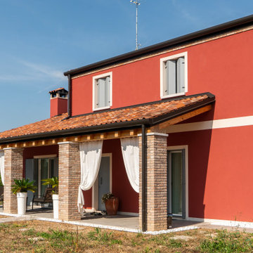 Esterni Casa in Legno XLAM di Mignagola (Treviso)