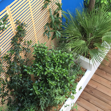 Un peu d'ailleurs dans ce patio parisien