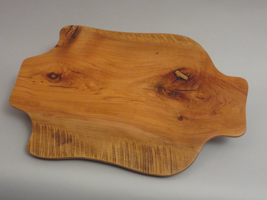 #1405 Reclaimed Beech Cutting & Serving Board 16" x 11"