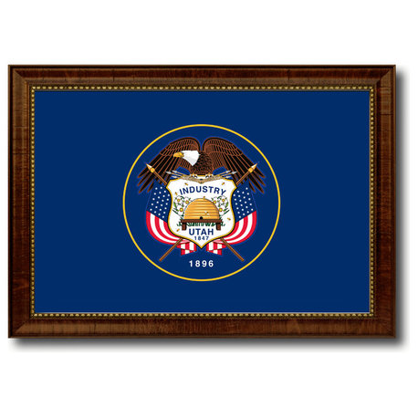 Utah State Flag Canvas Print, 15"x21"