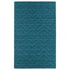 Kaleen Imprints Modern Collection Dark Turquoise Area Rug 8'x11'