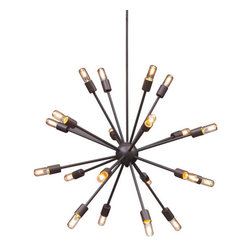 Zuo Sapphire Ceiling Lamp Rust - SKU: 98237 - Pendant Lighting