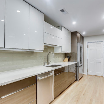 Contemporary Bronze Kitchen Design Washington, DC