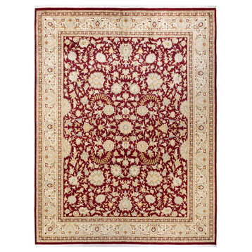Mogul, One-of-a-Kind Hand-Knotted Area Rug Red, 9'3"x12'0"
